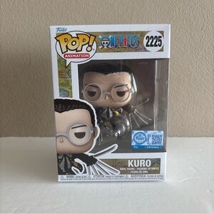 Funko Pop! Animation Vinyl: One Piece KURO #2225 Black Cat Pirates New
